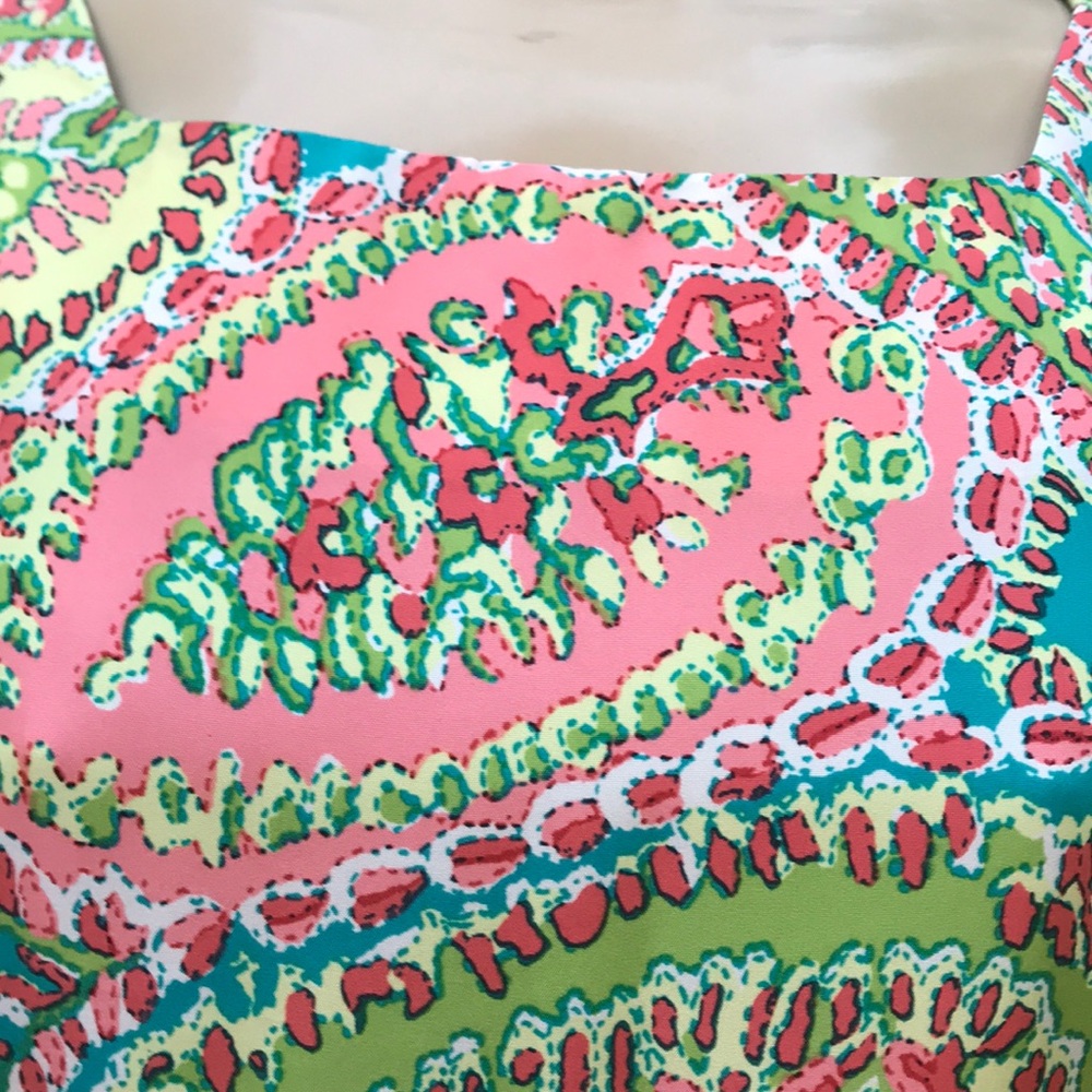 TALBOTS pastel paisley print dress - Picture 8 of 8
